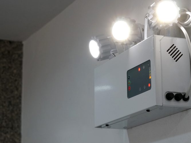 Code-compliant emergency lighting systems ensuring visibility and safety during power outages and critical incidents.